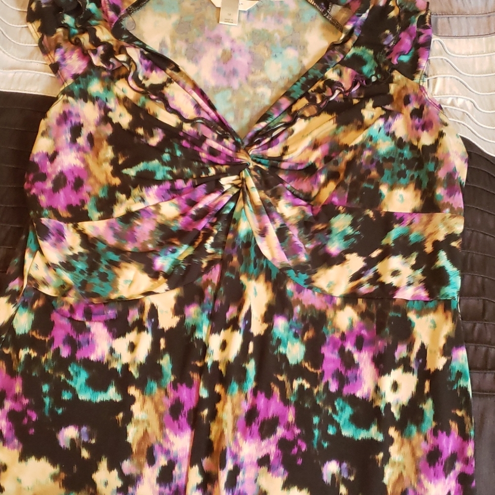 Cj banks Flowy short sleeve top